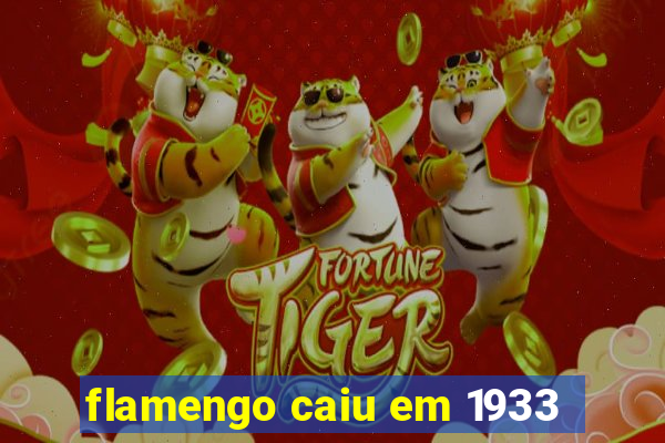 flamengo caiu em 1933